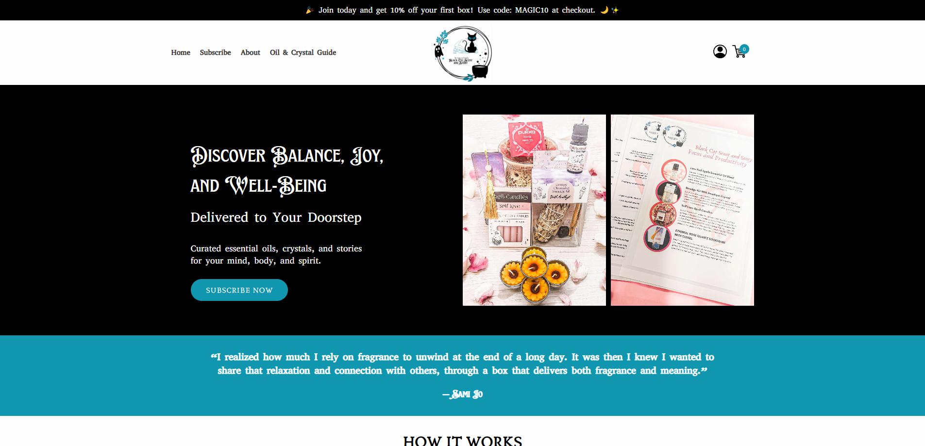 Black Cat Scent and Story