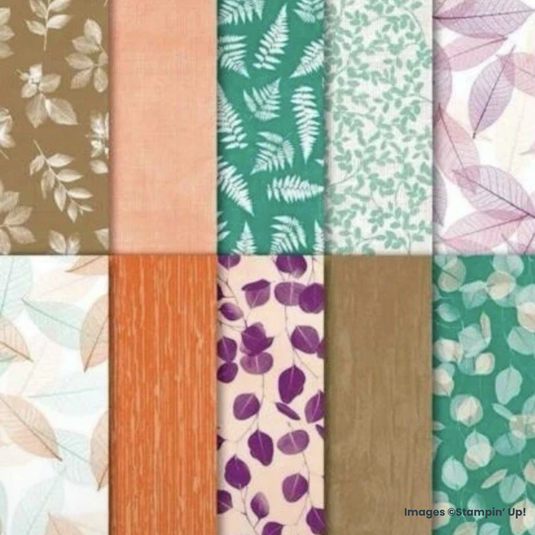 nature inspired patterned paper