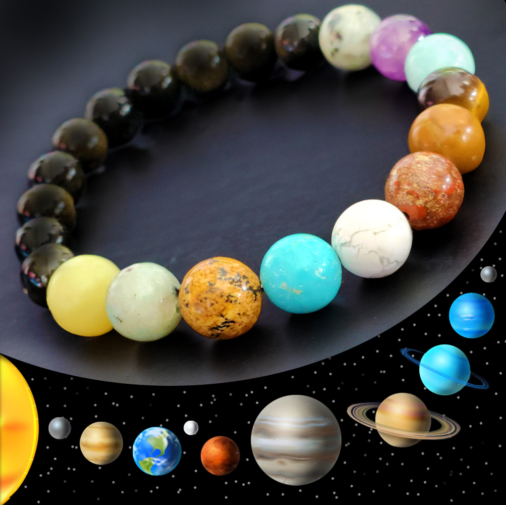 Solar System Model Bracelet