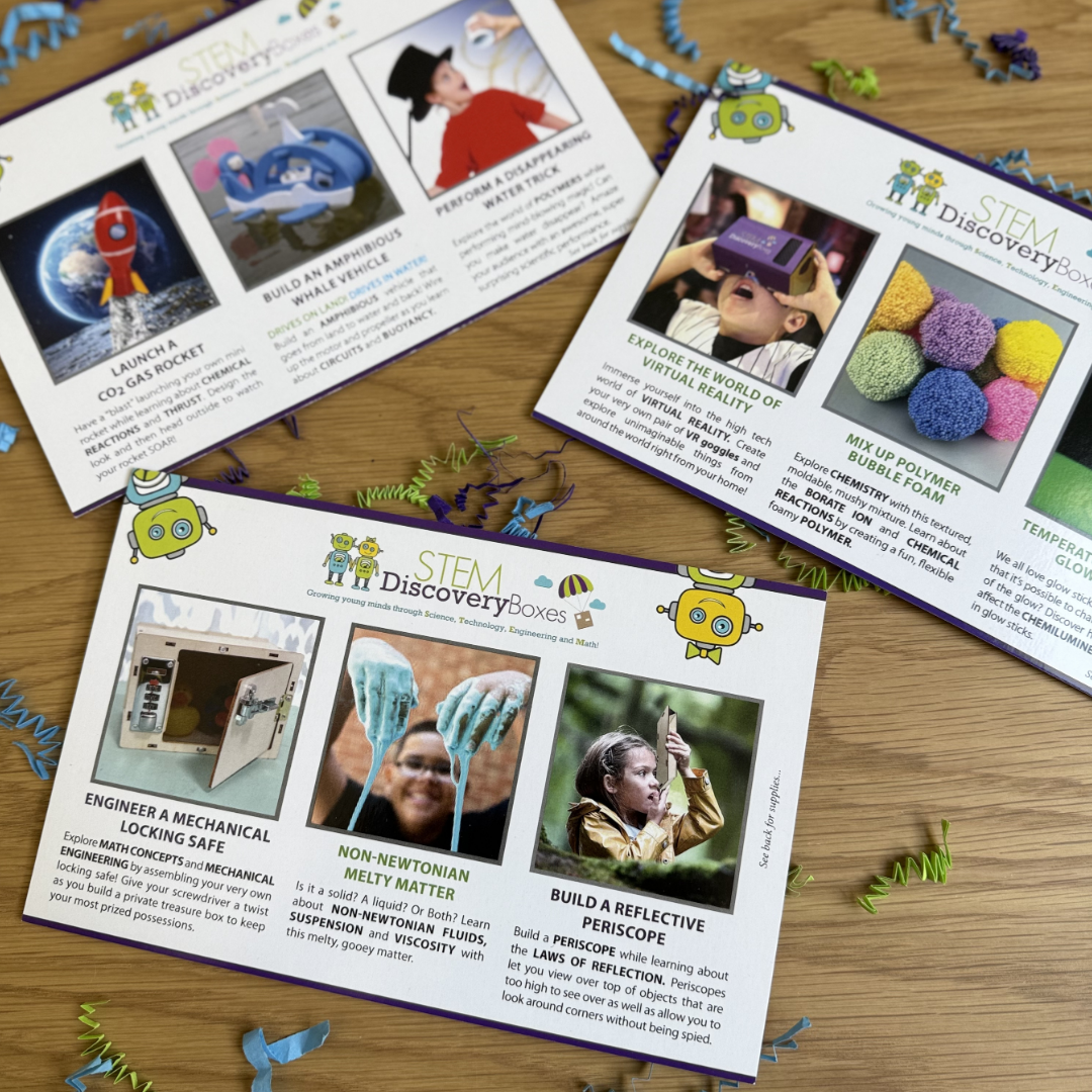 STEM Discovery Boxes instructions and science lesson