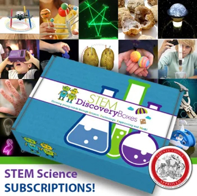 Science Activity Box STEM Discovery Boxes | Hands-On Science Kits for Kids 7–12 - Stem ...