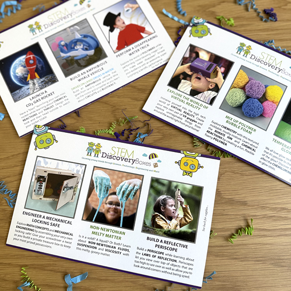 STEM Discovery Boxes instructions and science lesson