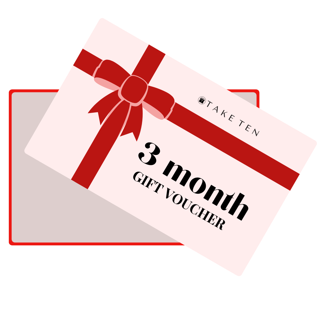 3 month gift voucher. Pyjama pamper box