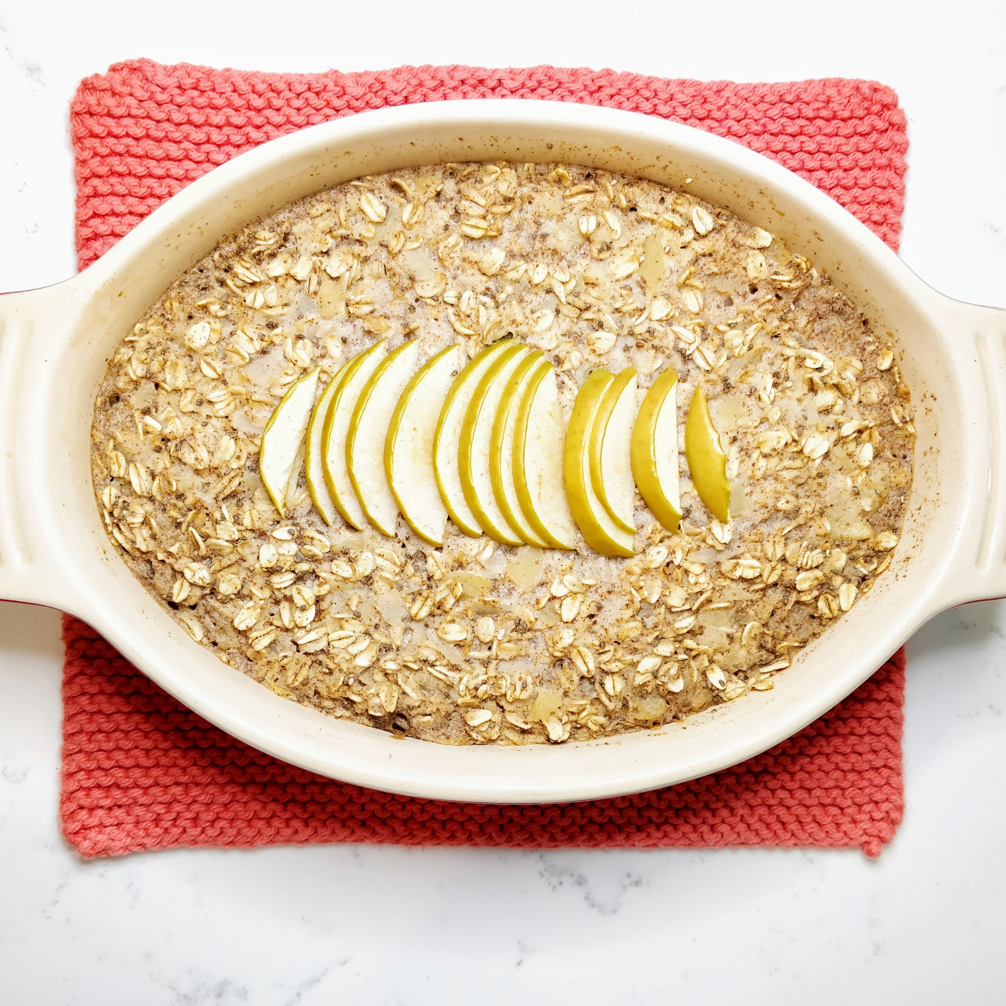 One Dish Baked Apple Oats