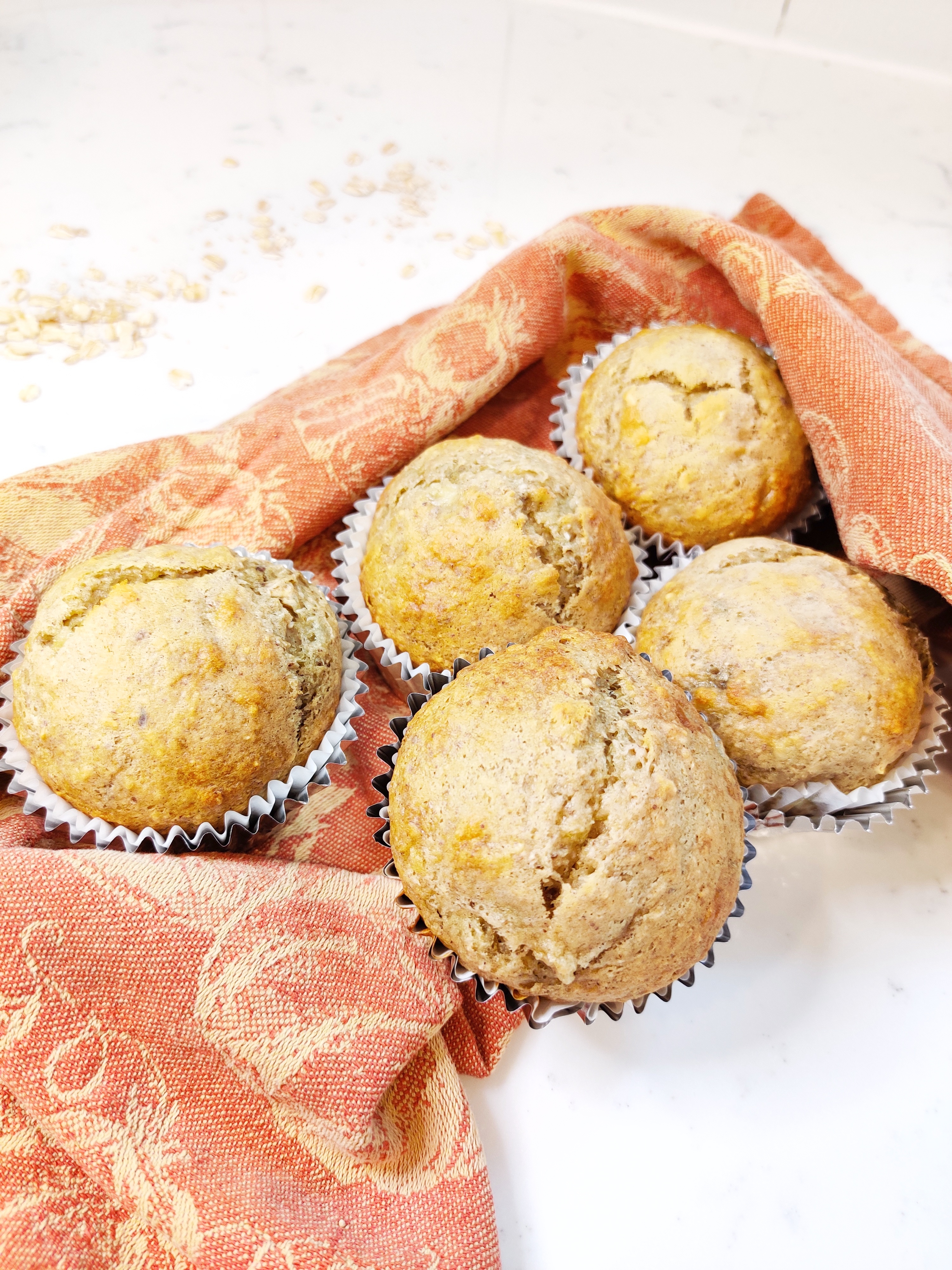 Banana and Oat Muffins