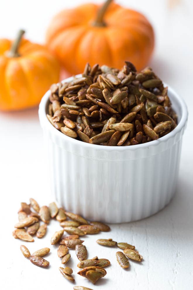 Cinnamon and Sugar Pumpkin Seeds