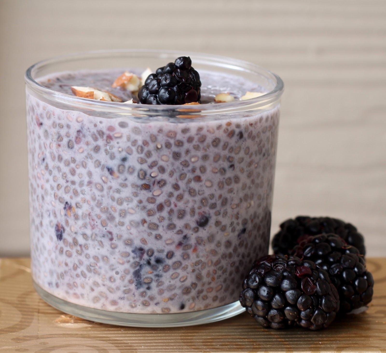 Blackberry Chia Seed Pudding
