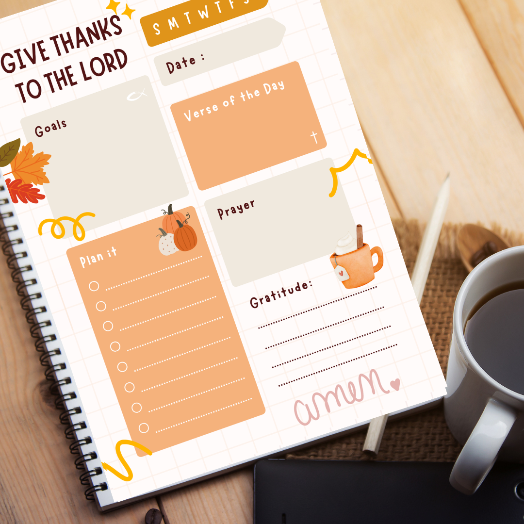 Embrace Gratitude with a Free Christian Bullet Journal Planner & Discover the November Believer’s Box