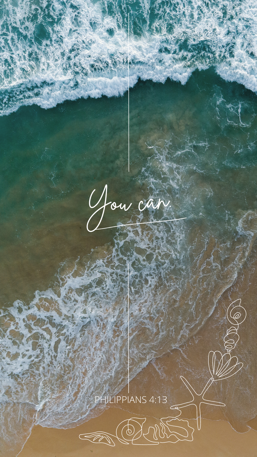 Embracing the "You Can" Spirit: Drawing Strength from Philippians 4:19 - Phone Background