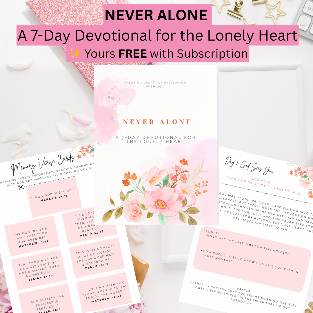free 7 day devotional never alone