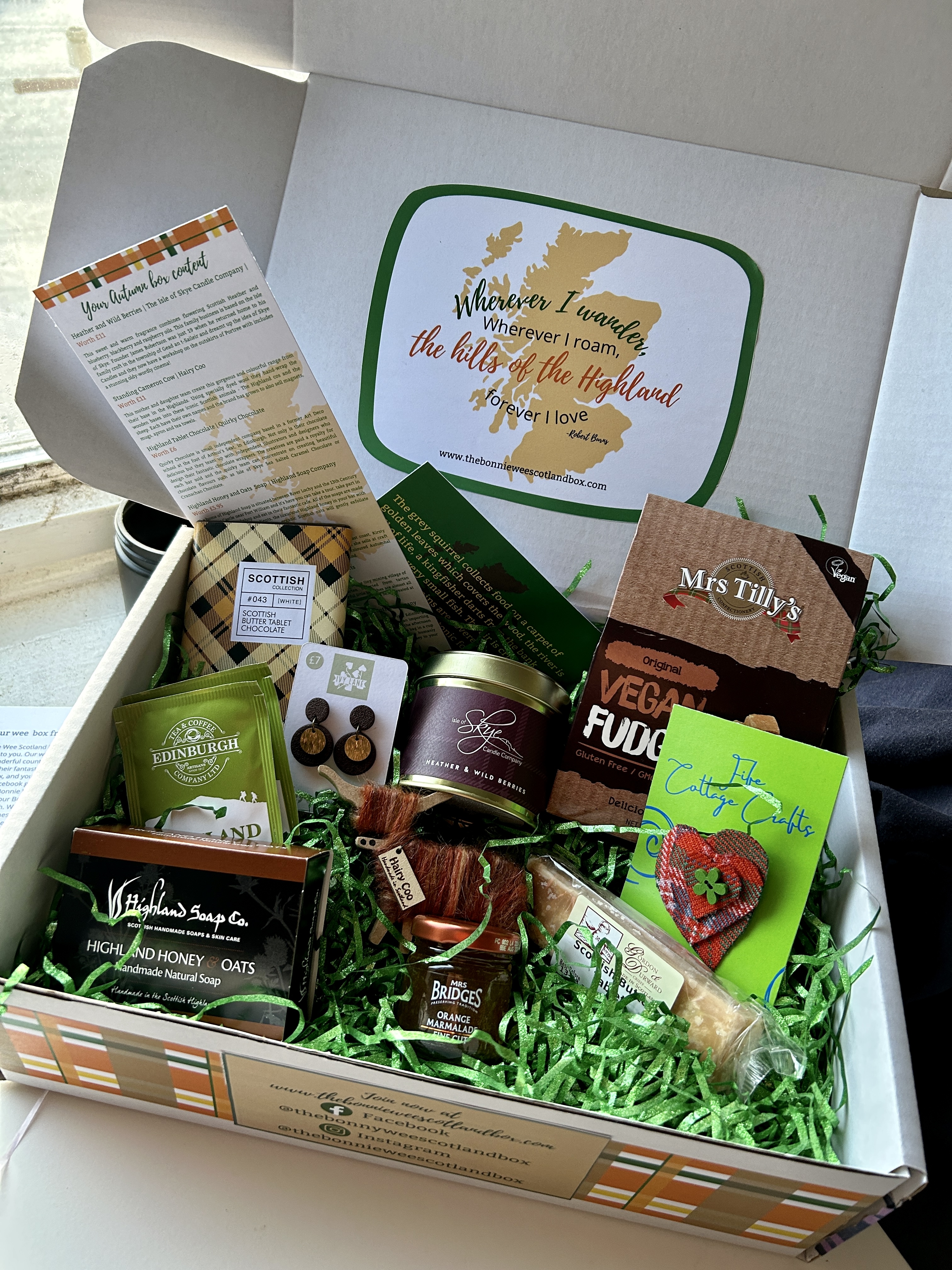 Autumn box from Scotland
