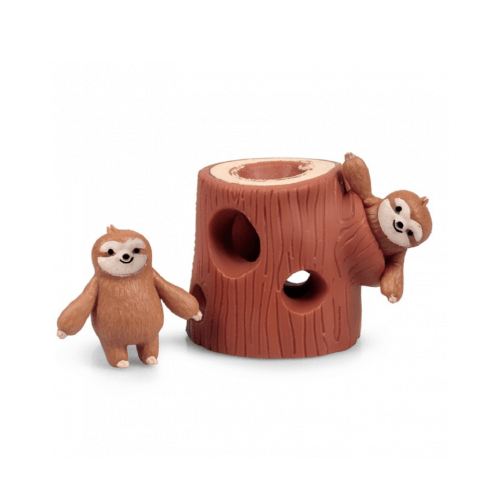 Squeezy Sloth in a Log