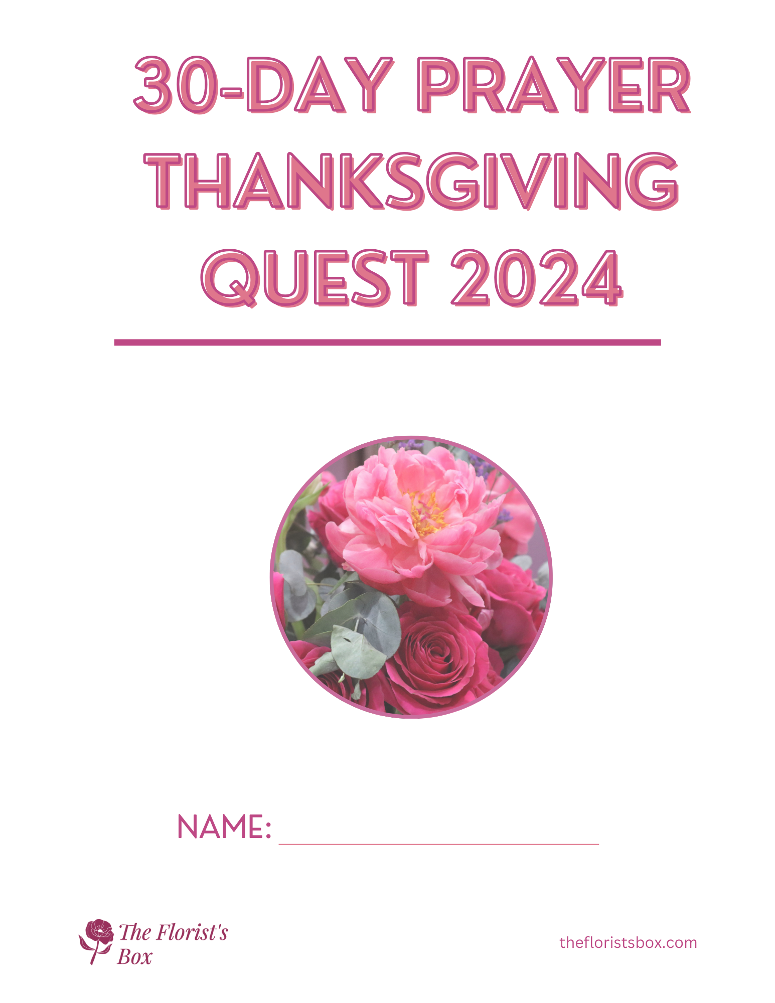 30-Day Prayer Thanksgiving Quest 2024