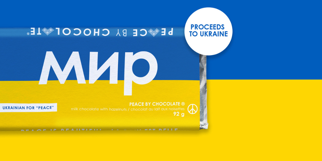 Community Giving: Peace for Ukraine with Peace by Chocolate