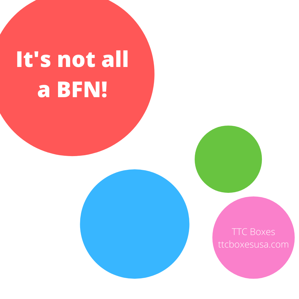 It's not all a BFN TTC Boxes Logo colorful circles