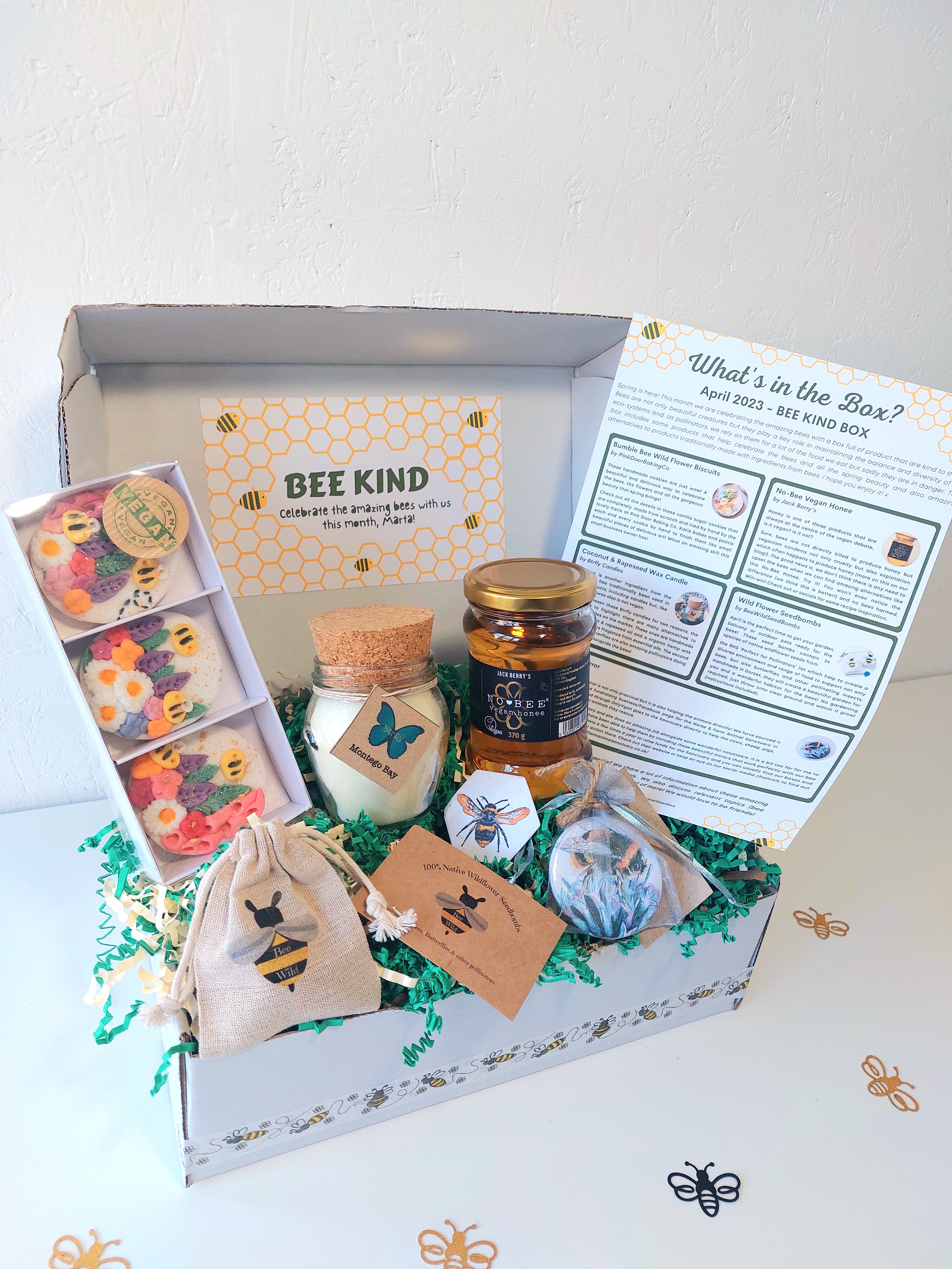 My Vegan Artisan Box Bee Kind