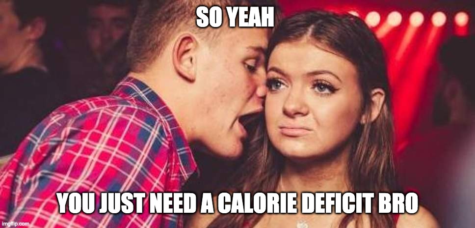 YOU CAN EAT ALL THE CAKE YOU WANT! JUST STAY IN A CALORIE DEFICIT BRO!