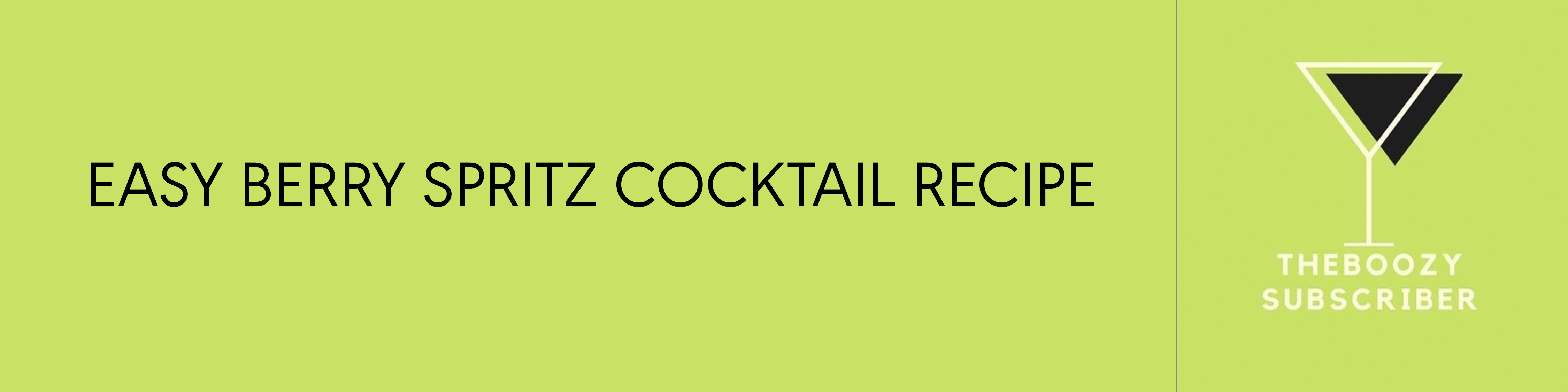 Easy Berry Spritz Cocktail Recipe
