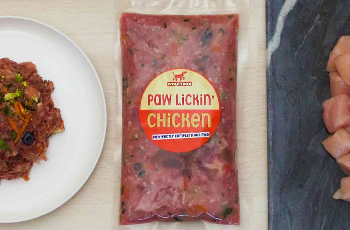 raw chicken dog food meal in perth subscription box