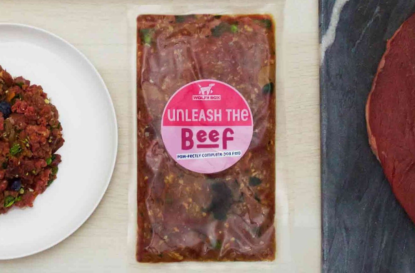 raw beef dog food meal in perth subscription box